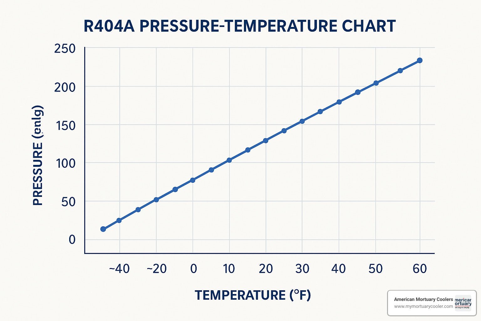A Quick Start Guide to R404 Pressure Temperature Charts - American Mortuary Coolers & Equipments A Quick Start Guide to R404 Pressure Temperature Charts - American Mortuary Coolers & Equipments
